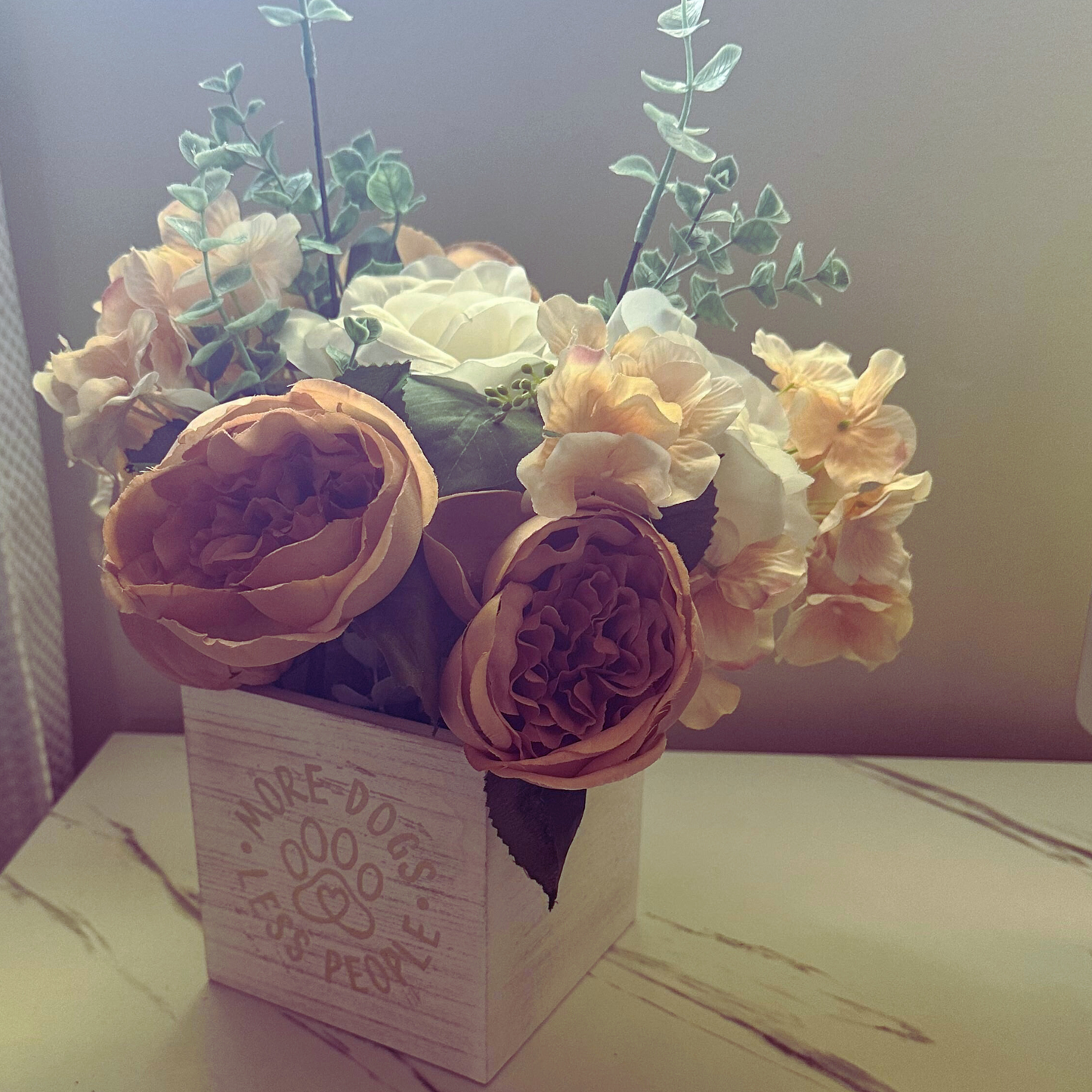 Less Dogs, More People Arrangement